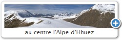 au centre l'Alpe d'Hhuez